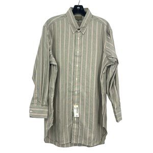 80s Deadstock Mens Talbott Studio Vintage Cotton Button Down Shirt